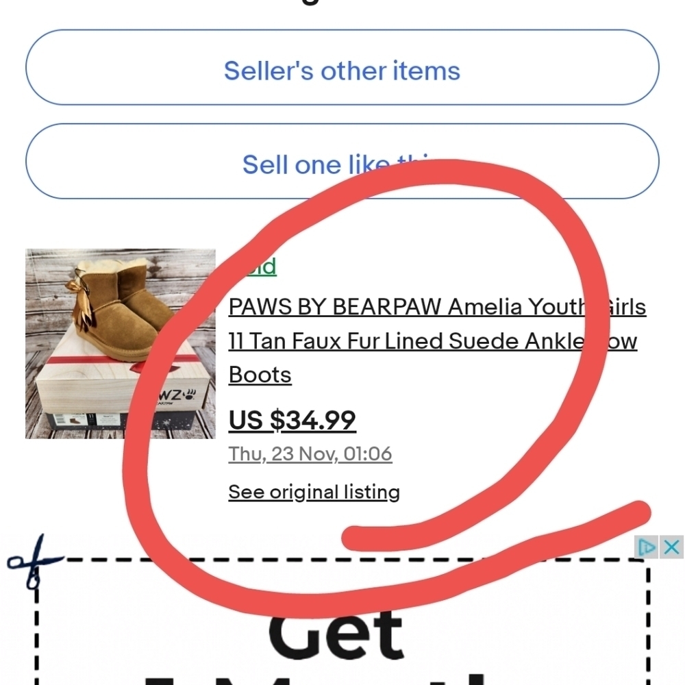 Paw Bearpaw Amelia Boots Little Girls size 11 NIB Cozycore Outerwear Winter Cold - Picture 6 of 8